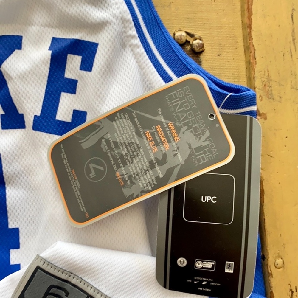 DUKE BASKETBALL JERSEY NIKE TEAM DUKE BLUE DEVILS NWT BASKETBALL JERSEY KIDS 6 - Picture 7 of 10